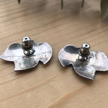 Siam Sterling Pierced Earrings Jewelry Bloomers and Frocks